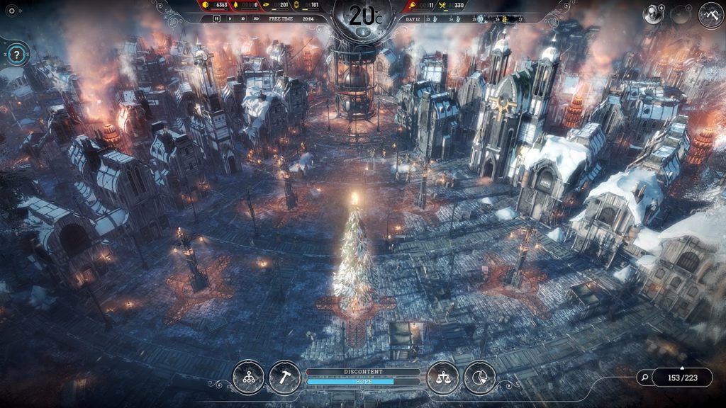 Frostpunk получила бесплатное обновление «Рождественская песнь»