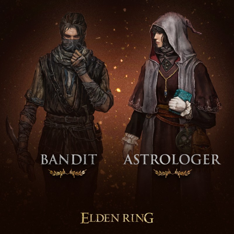 Для Elden Ring показали еще пару классов: Бандит и Астролог