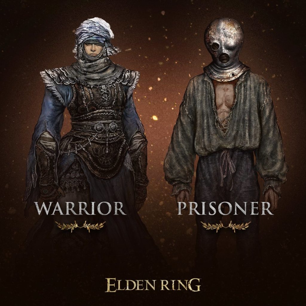 Классы Воин и Узник представлены для Elden Ring