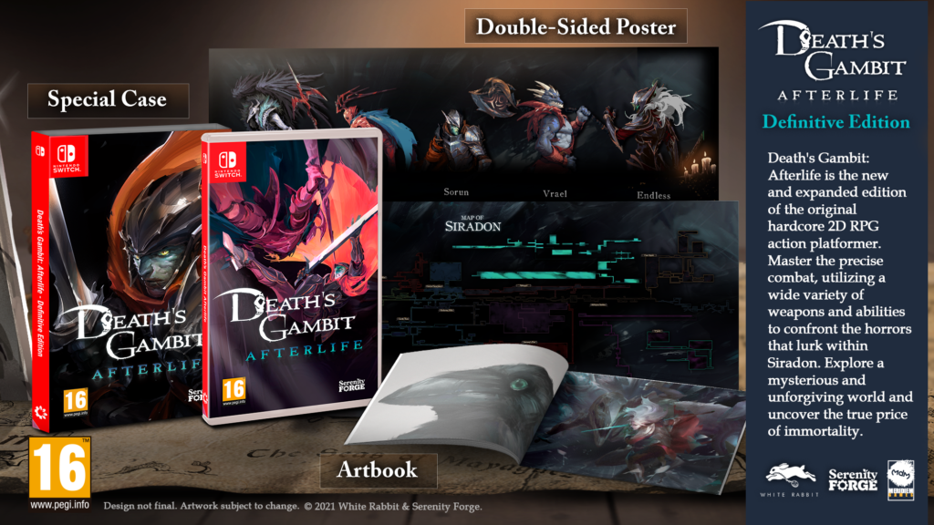 Коробочное издание Death’s Gambit: Afterlife для Switch уже доступно