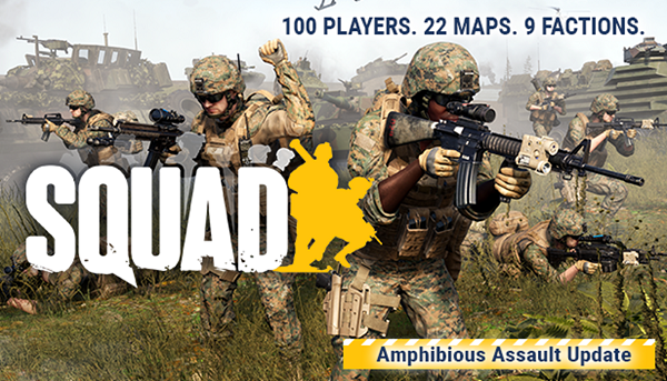 Squad получила обновление Amphibious Assault с новой картой, фракцией и прочим контентом