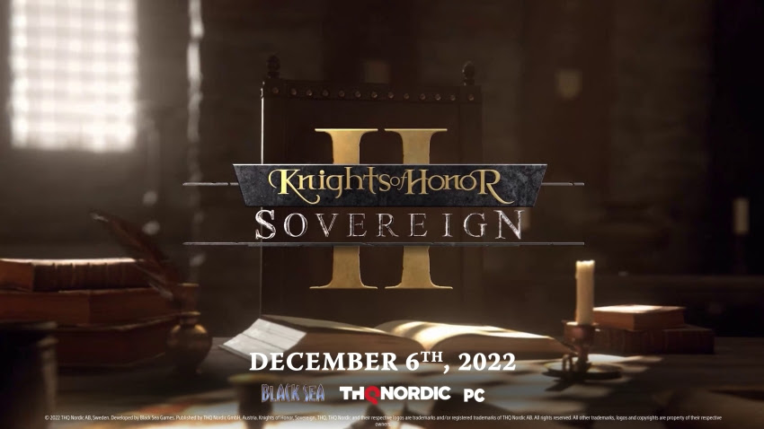 Состоялась премьера Knights of Honor II: Sovereign