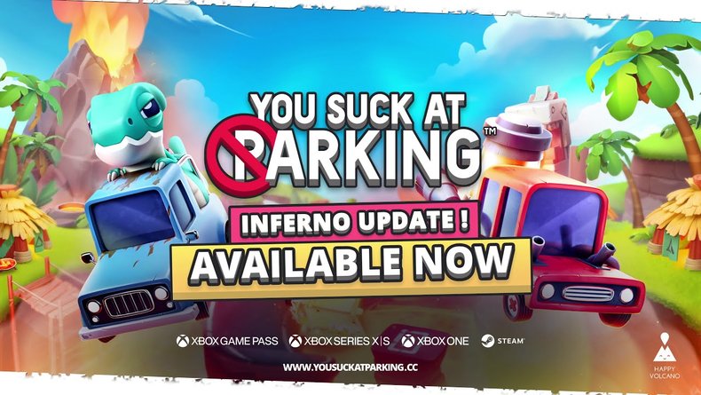 You Suck at Parking: Season 2 доступен с бесплатным DLC Inferno