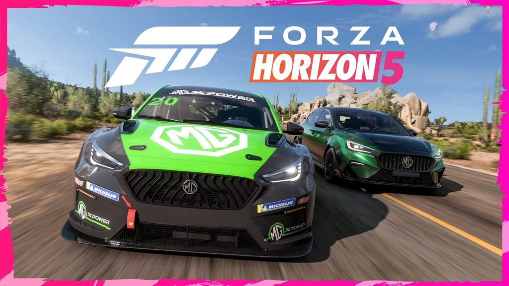 Трейлер с демонстрацией серии авто MG для Forza Horizon 5