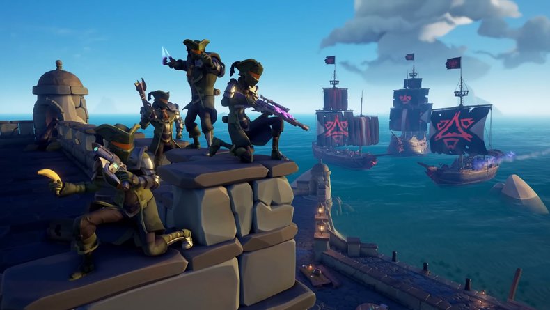 Sea of ​​Thieves: скины Halo, эмоции, приключения... много информации!