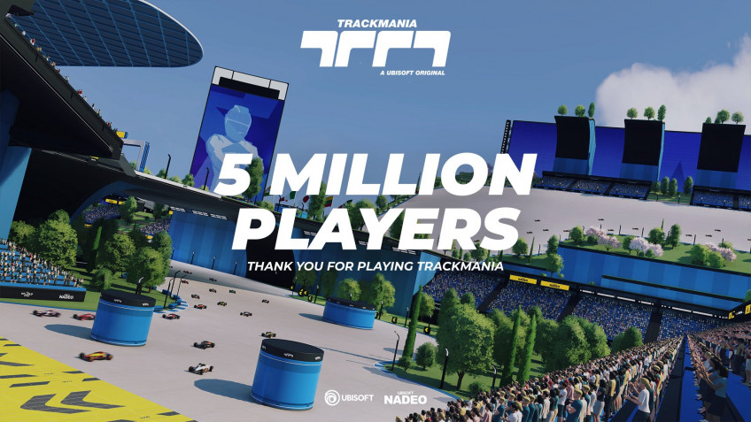 Trackmania испытало 5 миллионов игроков