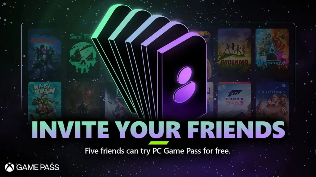 Microsoft запускает программу PC Game Pass «Пригласи друга»