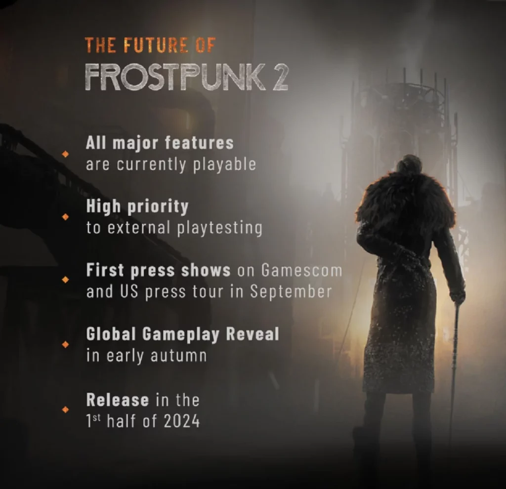 Полноценная демонстрация Frostpunk 2 пройдет осенью, а релиз в начале 2024 года