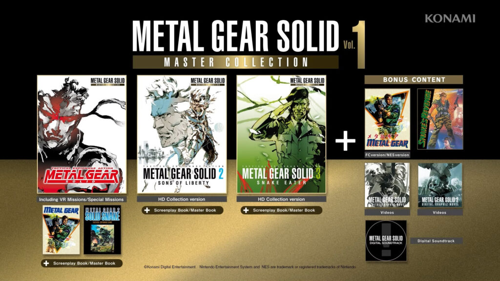 Запуск коллекции Metal Gear Solid Collection Vol. 1 состоится 24 октября