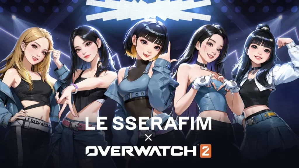 Overwatch 2 раскрывает сотрудничество с K-pop группой Le Sserafim