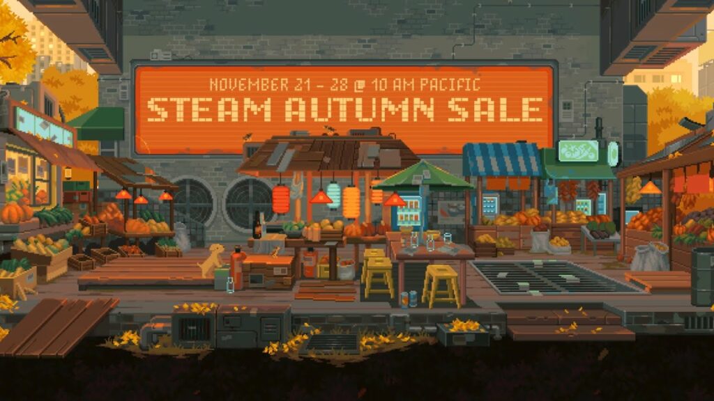 Осенняя распродажа 2023 в Steam стартует 12 ноября