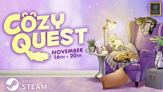 Издатель уютных игр Secret Mode объявляет о фестивале Cosy Quest Steam, который пройдет с 16 ноября