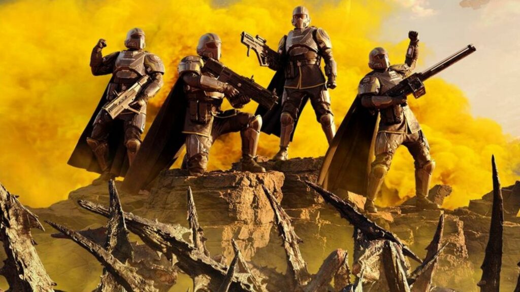 Кооператив экшена Helldivers 2 находится на достаточно высоком уровне