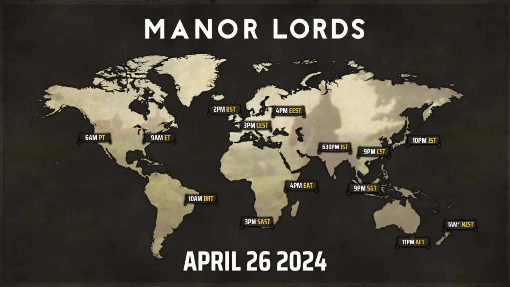 Объявлены сроки глобального релиза Manor Lords