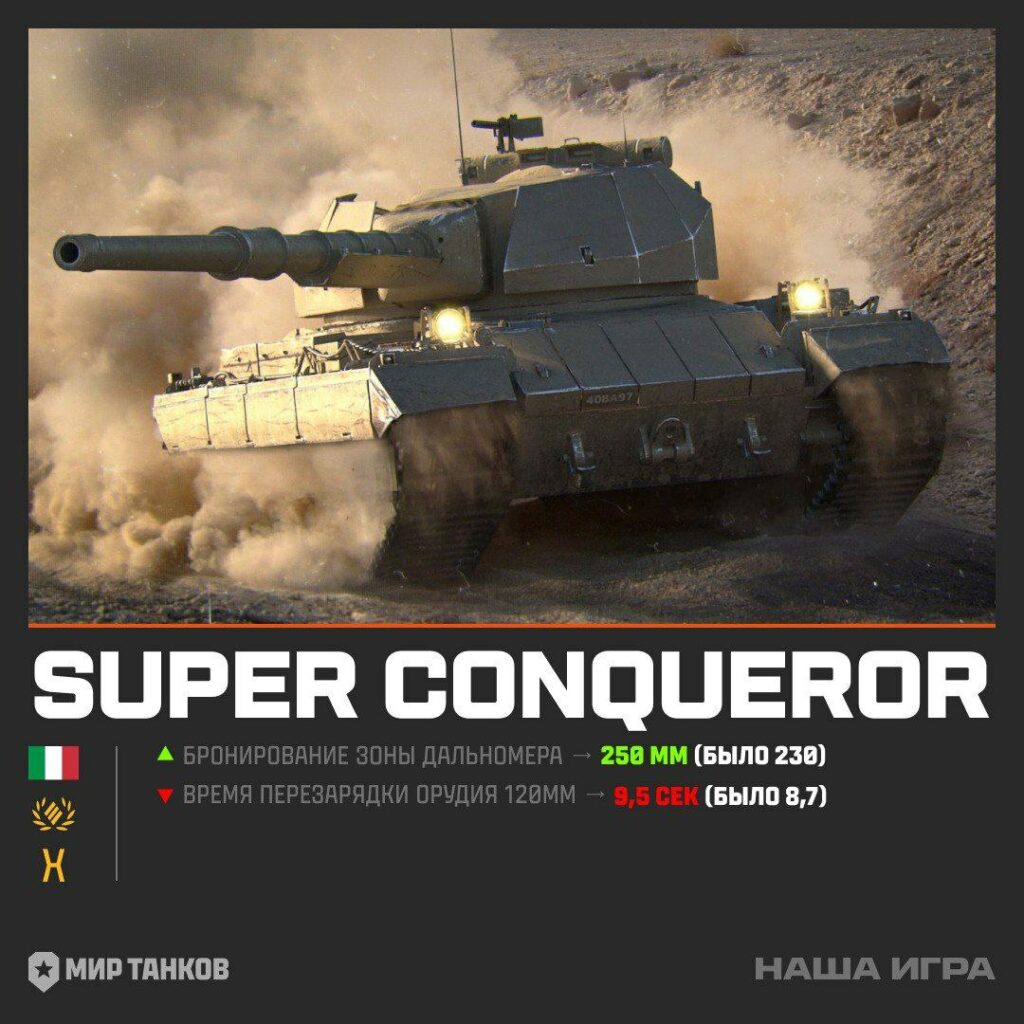 M-V-Y и Super Conqueror все же понерфят в обновлении 1.28 - Мир танков
