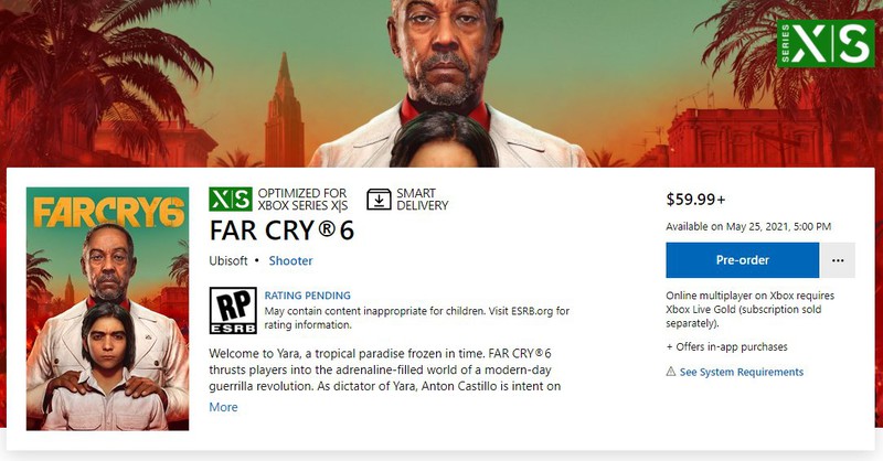 Релиз Far Cry 6 готовится к выходу 25 мая 2021 года