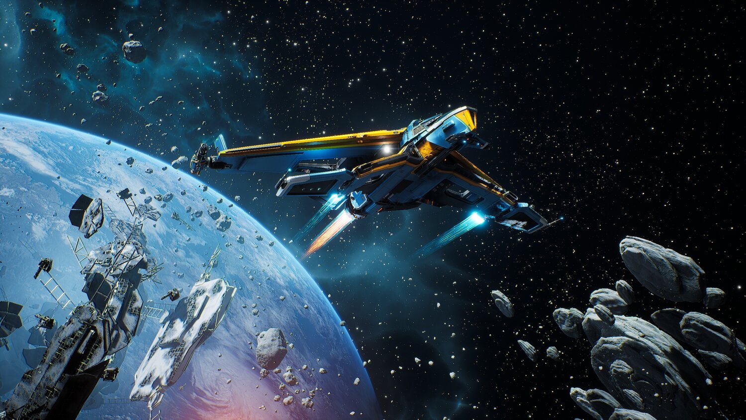 Релизы лета 2021. Everspace 2. Игра "о космосе". Игра про космос с открытым миром. Космический корабль для игры.
